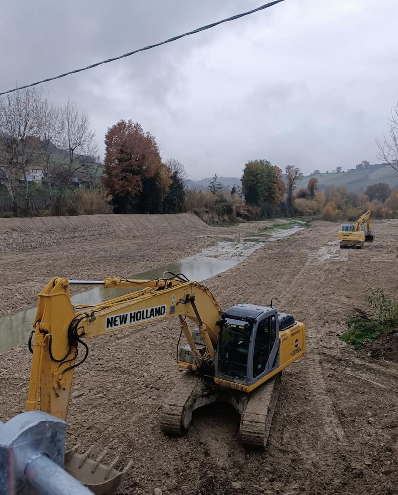 Lavori fluviali — Torrente Tesino